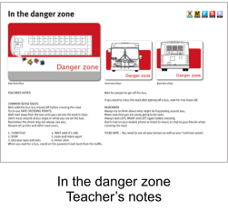 In the danger zone Teacher’s notes